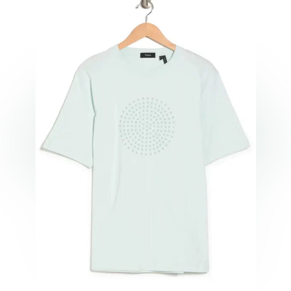 Theory Ryder Tee in Rams Print